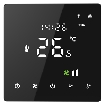 Термостат на вентилатора на вентилатора с тънък стил